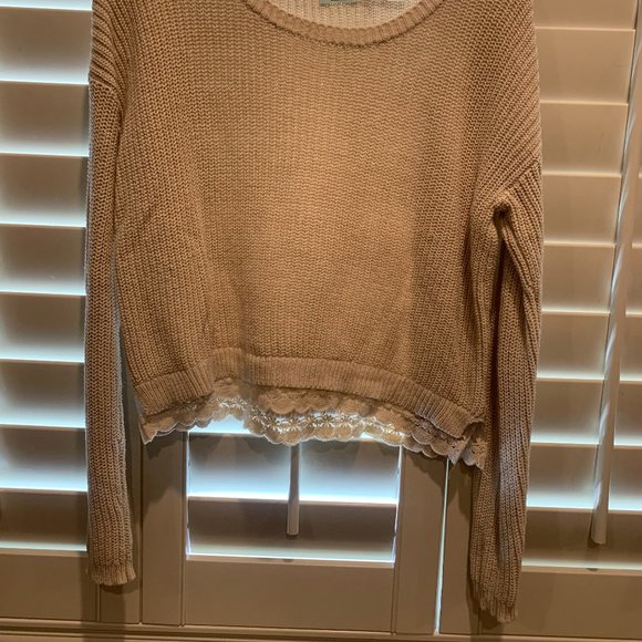 Urban Outfitters Sweater with Lace Edge - Picture 2 of 2